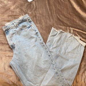 Zara High Rise Wide Leg Jeans
